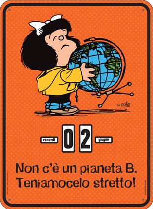 copertina Calendario perpetuo. Mafalda - Pianeta B