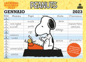 copertina Peanuts. Calendario della famiglia 2023
