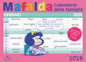 copertina Mafalda. Calendario della famiglia 2025