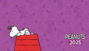 copertina Peanuts. Agenda orizzontale 2025