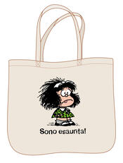 copertina Mafalda. Sono esaurita. Shopper