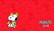 copertina Peanuts. Agenda orizzontale 2026