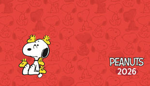 copertina Peanuts. Agenda orizzontale 2026