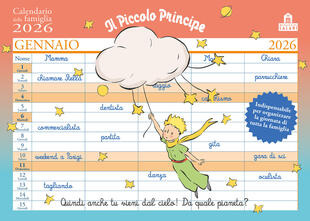 copertina Il Piccolo Principe. Calendario della famiglia 2026