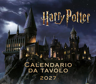 copertina Harry Potter. Calendario da tavolo 2027