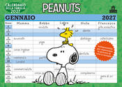 copertina Peanuts. Calendario della famiglia 2027