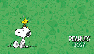 copertina Peanuts. Agenda orizzontale 2027