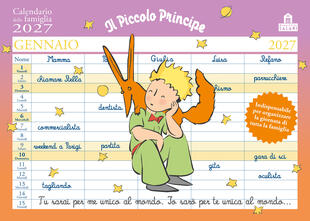 copertina Il Piccolo Principe. Calendario della famiglia 2027