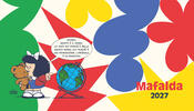 copertina Mafalda. Agenda orizzontale 2027