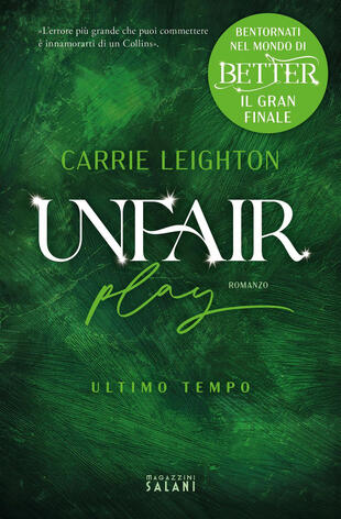 copertina Unfair Play. Ultimo tempo
