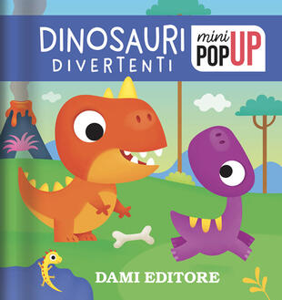copertina Dinosauri divertenti. Mini pop-up. Ediz. a colori