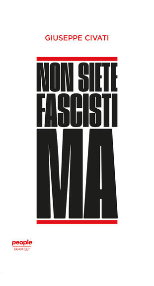 copertina Non siete fascisti ma