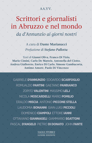 copertina Scrittori e giornalisti in Abruzzo e nel mondo da D'Annunzio ai giorni nostri