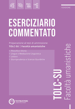 copertina Eserciziario commentato. TOLC-SU