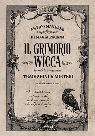copertina Il grimorio wicca. Antico manuale di magia pagana