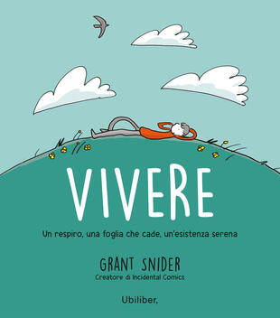 copertina Vivere. Un respiro, una foglia che cade, un'esistenza serena