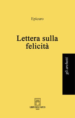 copertina Lettera sulla felicità
