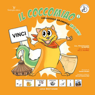 copertina Coraggioso giramondo va a Vinci. Il Coccomiao. InBook. Ediz. CAA.