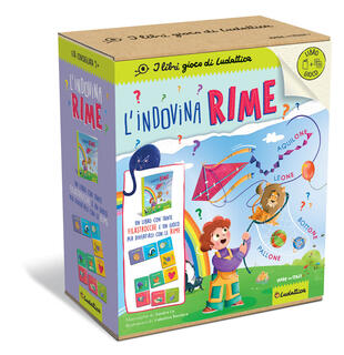 copertina L'indovina rime. Ediz. a colori. Con domino delle rime