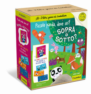 copertina Piccolo Panda, dove sei? Sopra o sotto? Ediz. a colori. Con gioco di associazione logica