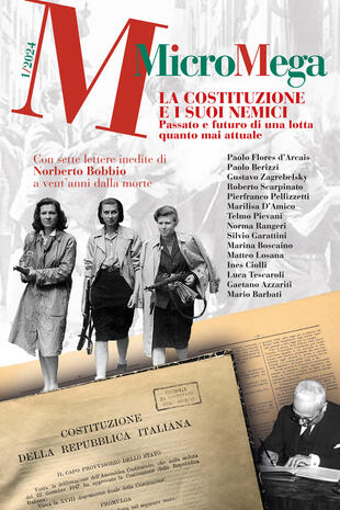 copertina Micromega (2024). Vol. 1: La Costituzione e i suoi nemici