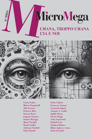 copertina Micromega (2024). Vol. 6: Umana, troppo umana. L'IA e noi