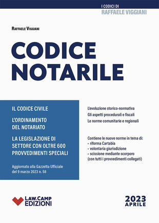copertina Codice Notarile. Aprile 2023