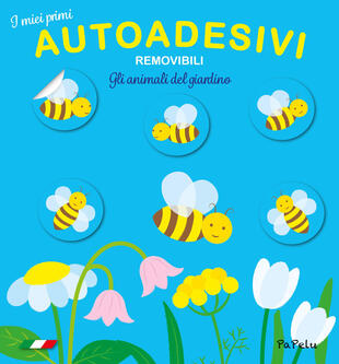 copertina Gli animali del giardino. I miei primi autoadesivi removibili