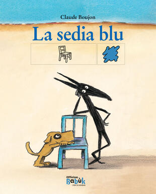 copertina La sedia blu. Ediz. in simboli