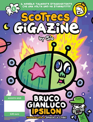 copertina Scottecs Gigazine. Vol. 2: Bruco Gianluco ipsilon