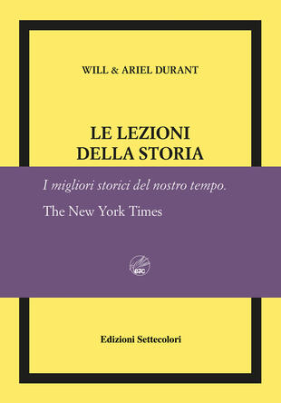 copertina Le lezioni della storia. Ediz. numerata