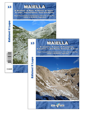 copertina Carta Maiella. Mappa escursionistica e scialpinistica