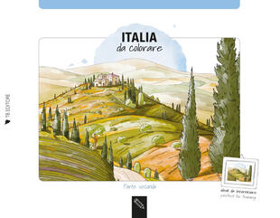copertina Italia da colorare. Coloring book. Ediz. bilingue. Vol. 2